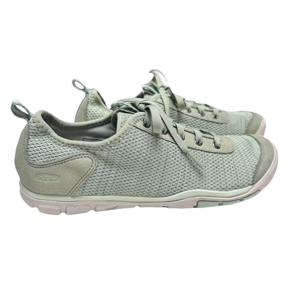 KEEN Hush Knit CNX Green Sneakers 1020372 Women Size 8.5 Contour Arch